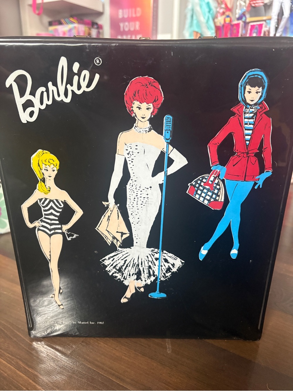 Barbie Vintage Black Storage
